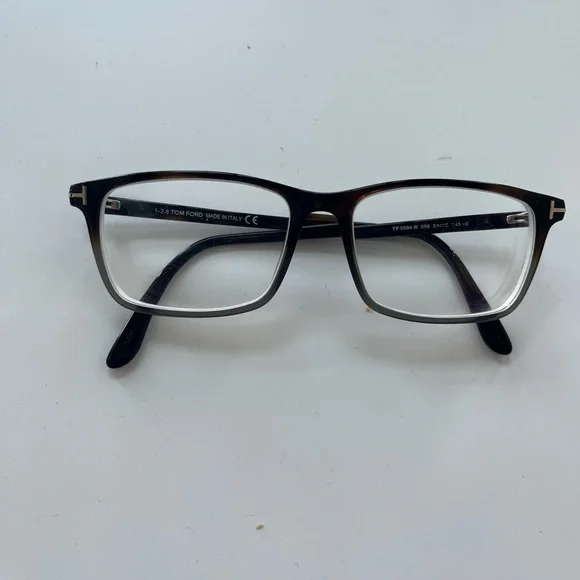 Tom Ford Tortoise Rectangular Eyewear - Picture 3 of 7